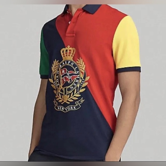 Polo Ralph Lauren Other - Polo Ralph Lauren New York 1967 Multicolor Colorblock Designer Luxury Size Large
